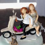 Hand made keepsake cake topper