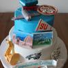 Graduation cake for a high school student heading to study in Italy!