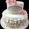 Sweet and Simple Christening Cake