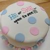 Gender Reveal Cake...it was PINK inside!